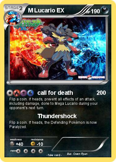 Pokemon M Lucario EX