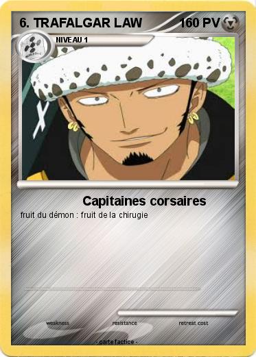 Pokemon 6. TRAFALGAR LAW