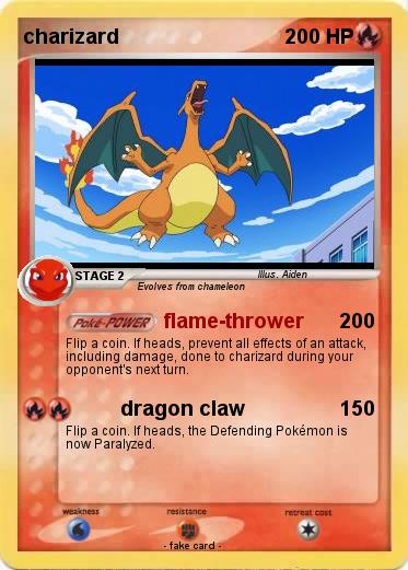 Pokemon charizard