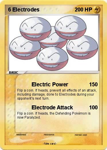 Pokemon 6 Electrodes