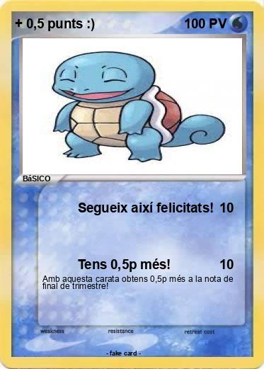 Pokemon + 0,5 punts :)