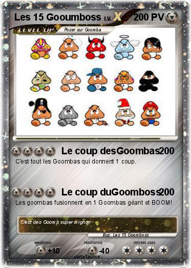 Pokemon Les 15 Gooumboss