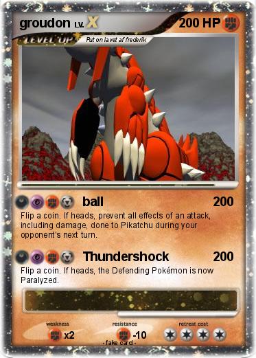 Pokemon groudon