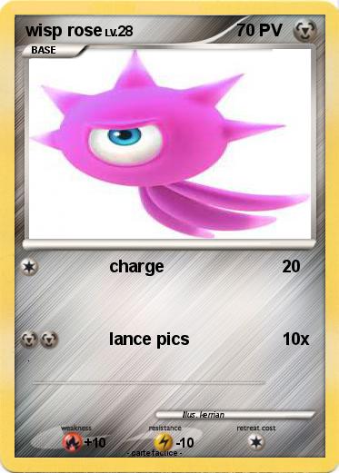 Pokemon wisp rose