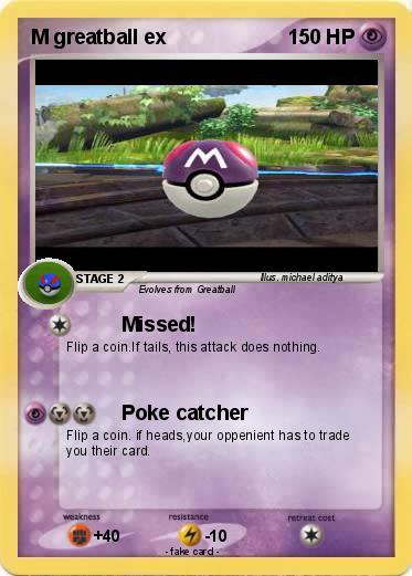 Pokemon M greatball ex