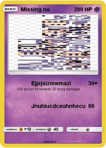 Pokemon Missing no