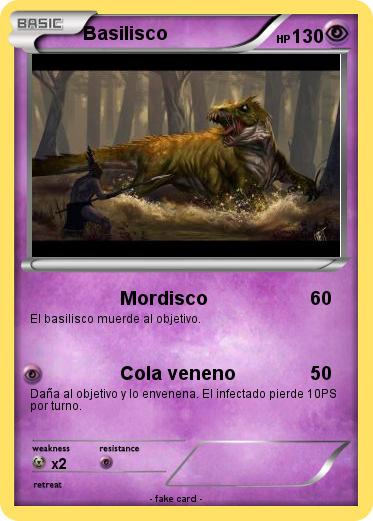 Pokemon Basilisco