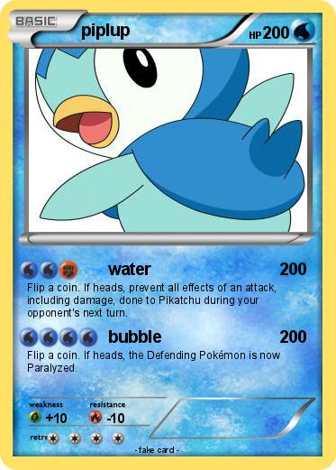 Pokemon piplup