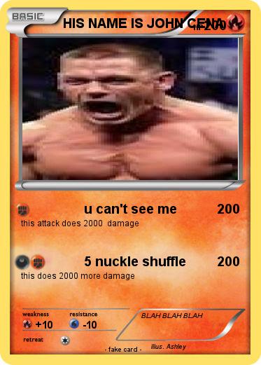 Pokemon HIS NAME IS JOHN CENA