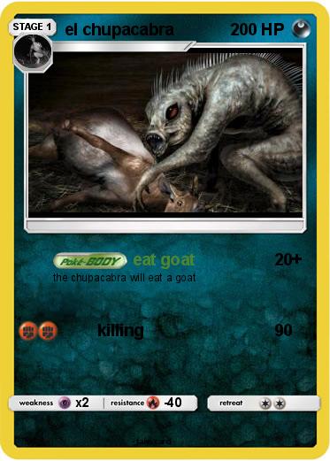Pokemon el chupacabra