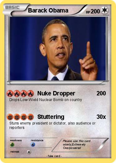 Pokemon Barack Obama