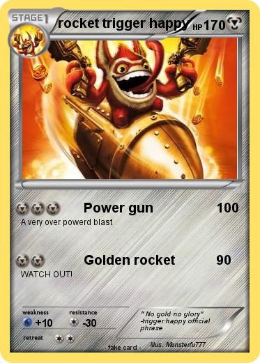 Pokemon rocket trigger happy