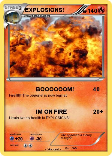 Pokemon EXPLOSIONS!