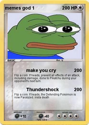 Pokemon memes god 1