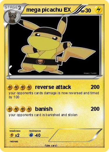 Pokemon mega picachu EX