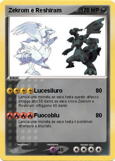Pokemon Zekrom e Reshiram