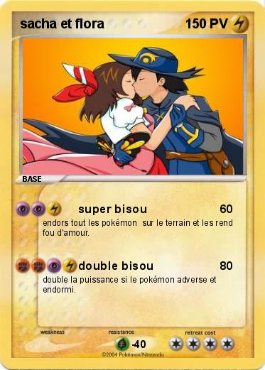 Pokemon sacha et flora