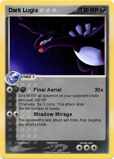 Pokemon Dark Lugia