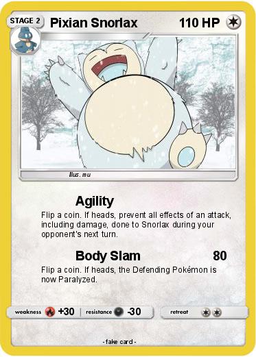 Pokemon Pixian Snorlax