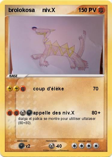 Pokemon brolokosa     niv.X