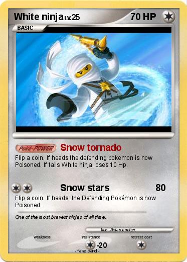 Pokemon White ninja