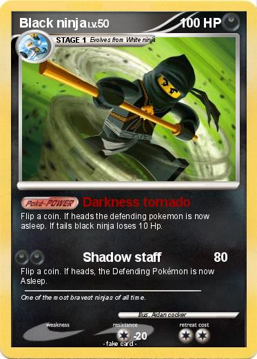 Pokemon Black ninja