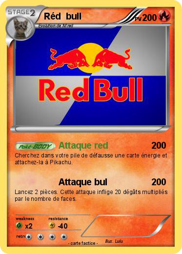 Pokemon Réd  bull