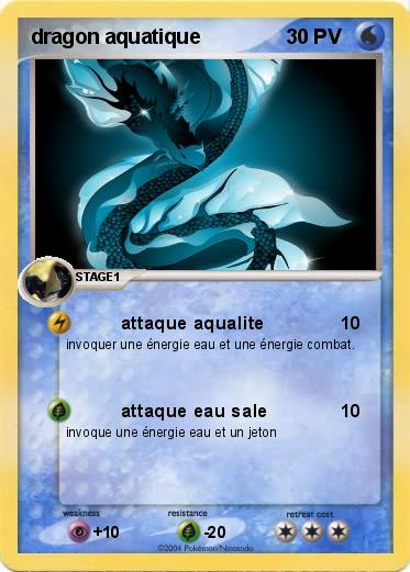 Pokemon dragon aquatique