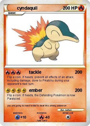 Pokemon cyndaquil