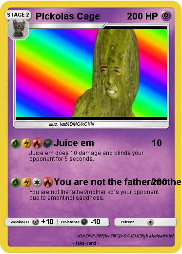 Pokemon Pickolas Cage