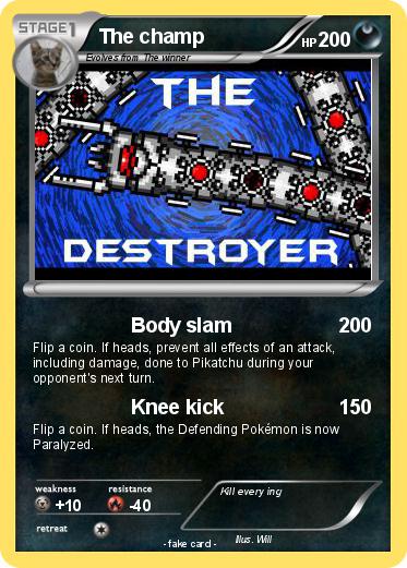 Pokemon The champ