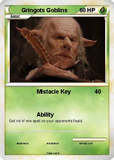 Pokemon Gringots Goblins