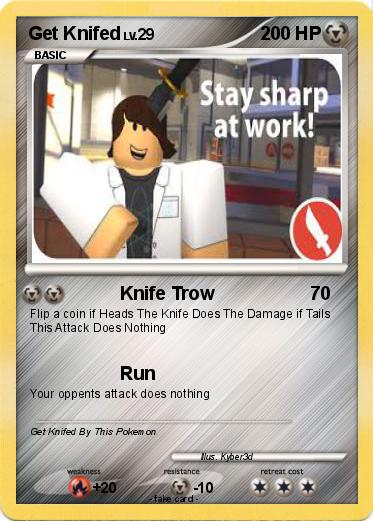 Pokemon Get Knifed