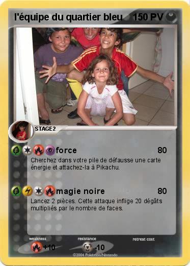 Pokemon l'équipe du quartier bleu