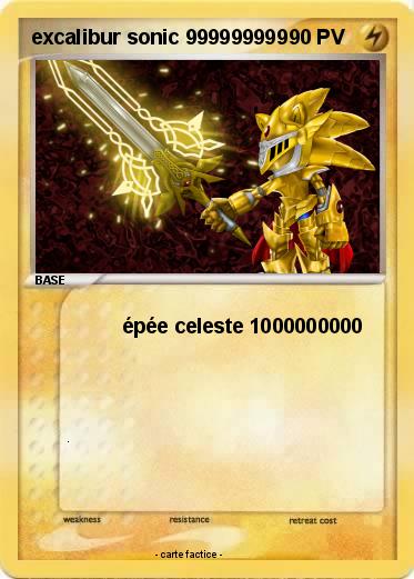 Pokemon excalibur sonic 999999999