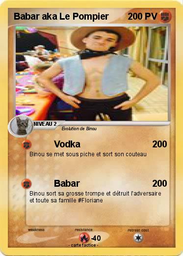 Pokemon Babar aka Le Pompier