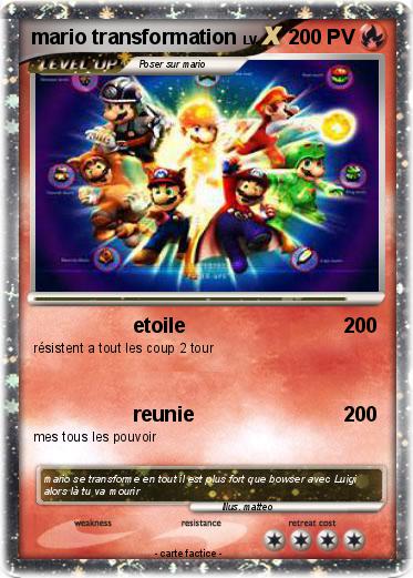 Pokemon mario transformation