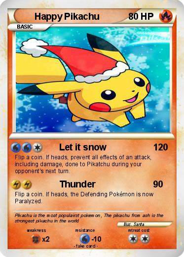 Pokemon Happy Pikachu