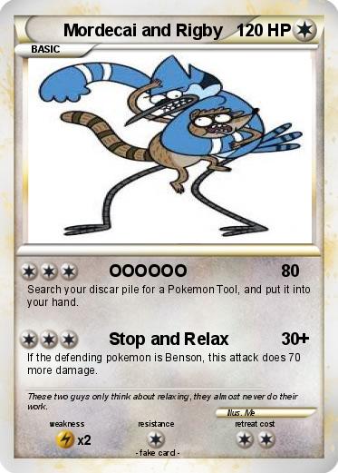 Pokemon Mordecai and Rigby
