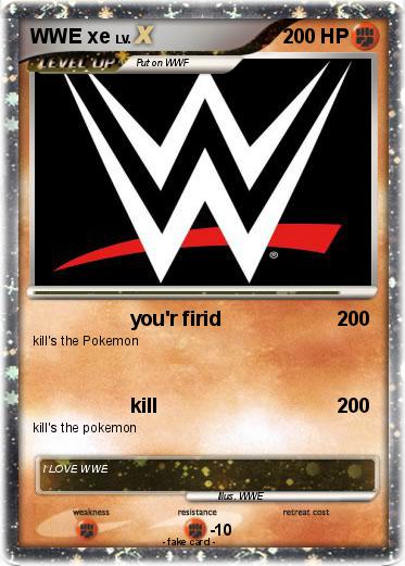 Pokemon WWE xe