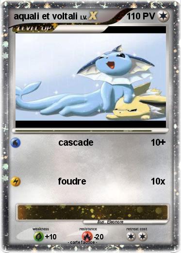 Pokemon aquali et voltali