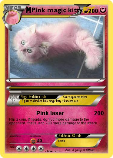 Pokemon Pink magic kitty