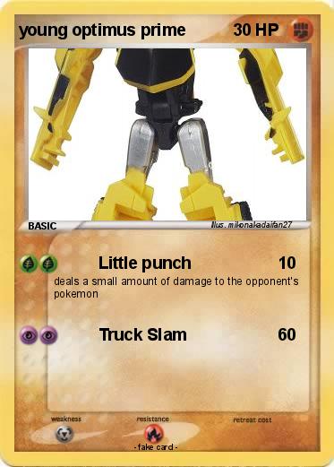 Pokemon young optimus prime