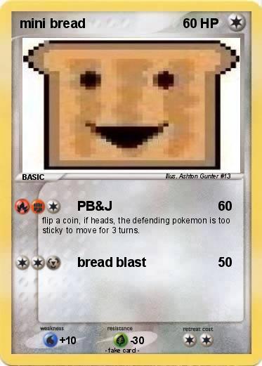 Pokemon mini bread