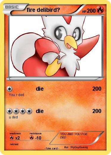 Pokemon fire delibird?