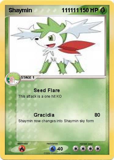 Pokemon Shaymin                   111111                        