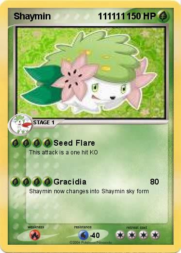 Pokemon Shaymin                   111111                        