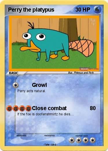 Pokemon Perry the platypus