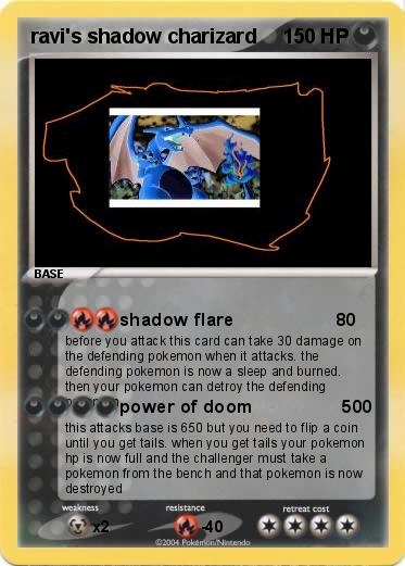 Pokemon ravi's shadow charizard