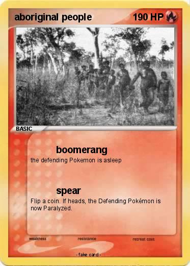 Pokemon aboriginal people